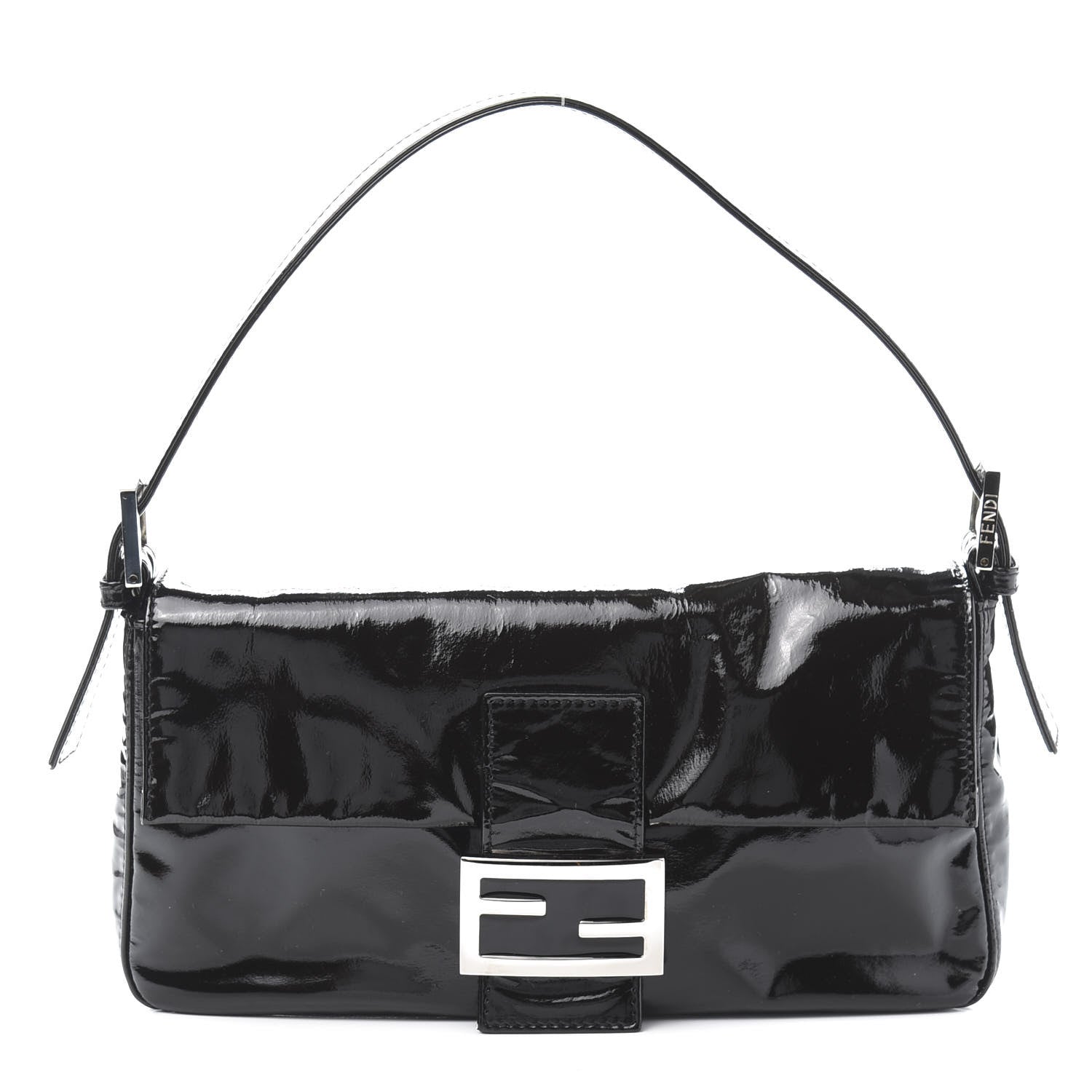 Fendi Vinyl Baguette Black 1 of 9