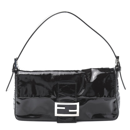 Fendi Vinyl Baguette Black 1 of 9
