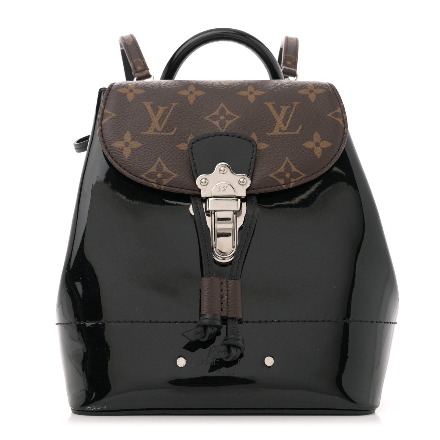 Patent Monogram Hot Springs Backpack Black