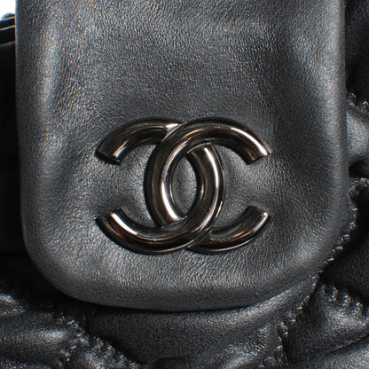 Chanel Leather Bubble Quilt Hobo Grey 5 of 8