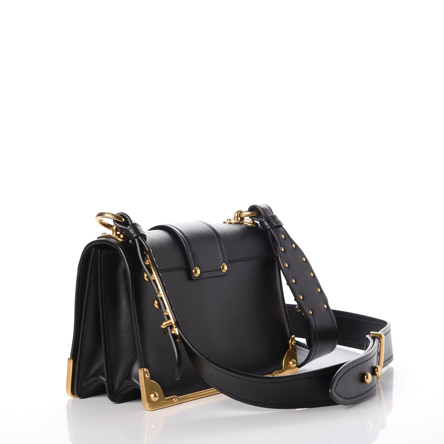 City Calf Saffiano Cahier Bag Nero Black
