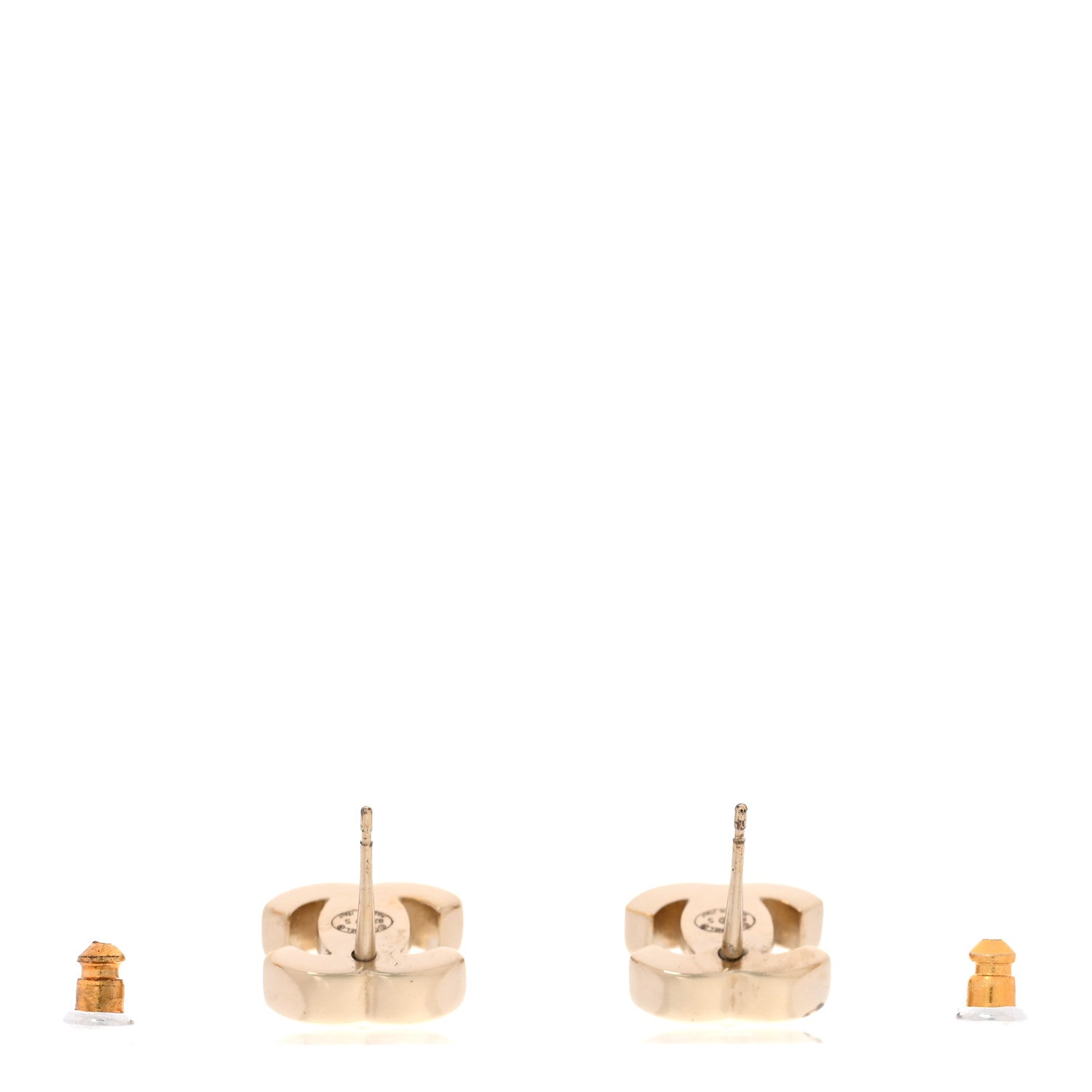 Chanel Metal CC Turnlock Earrings Gold 3 of 4