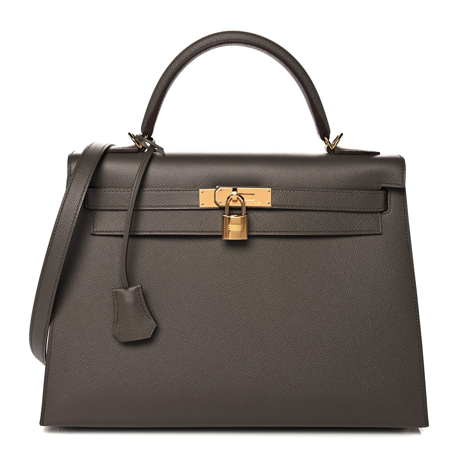 Hermes Epsom Kelly Sellier 32 Etain 1 of 11