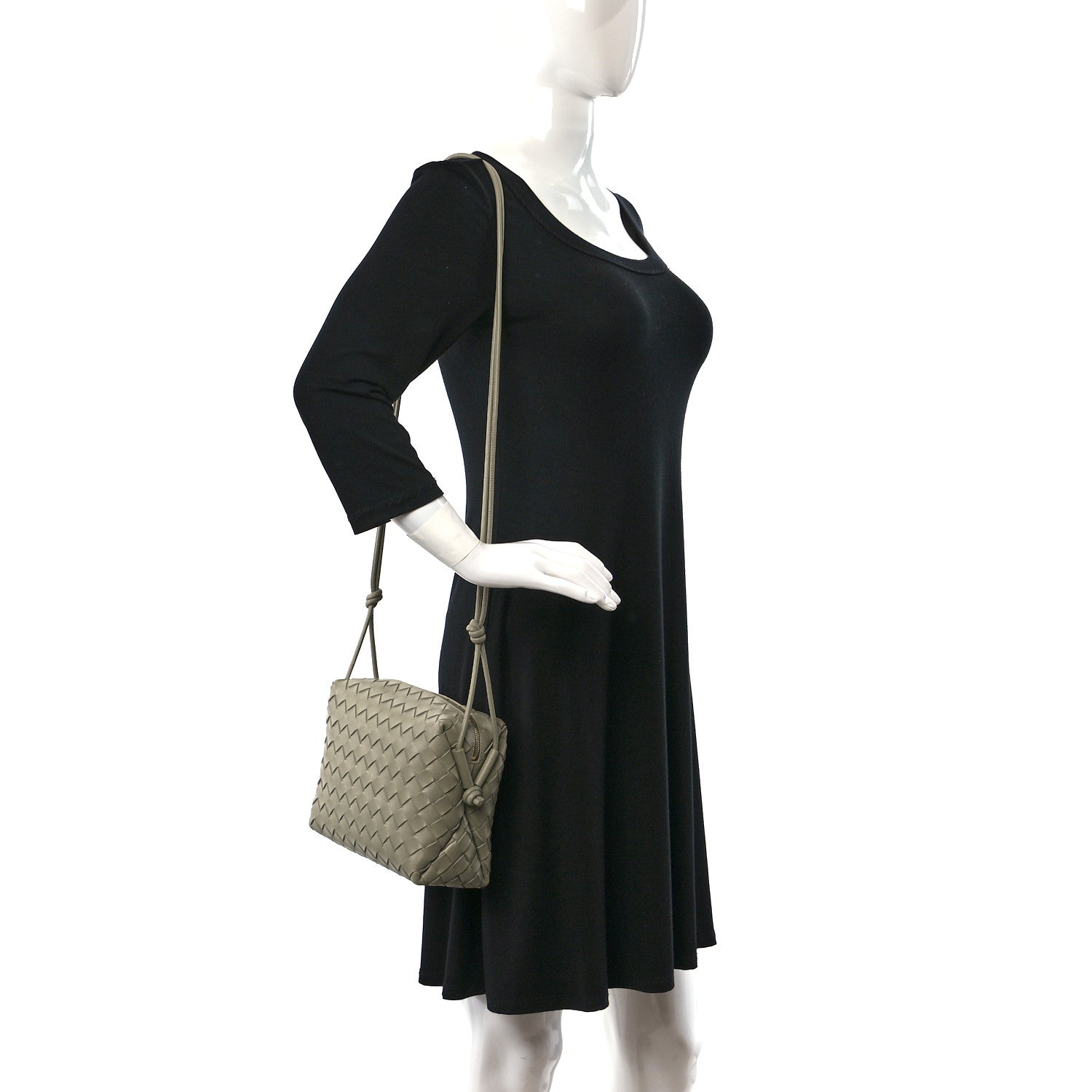 Bottega Veneta Nappa Intrecciato Small Loop Camera Bag Travertine 2 of 8