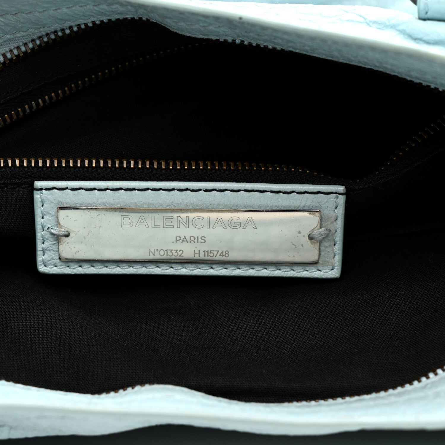 Balenciaga Agneau Classic Hardware City Bleu Dragee 7 of 11
