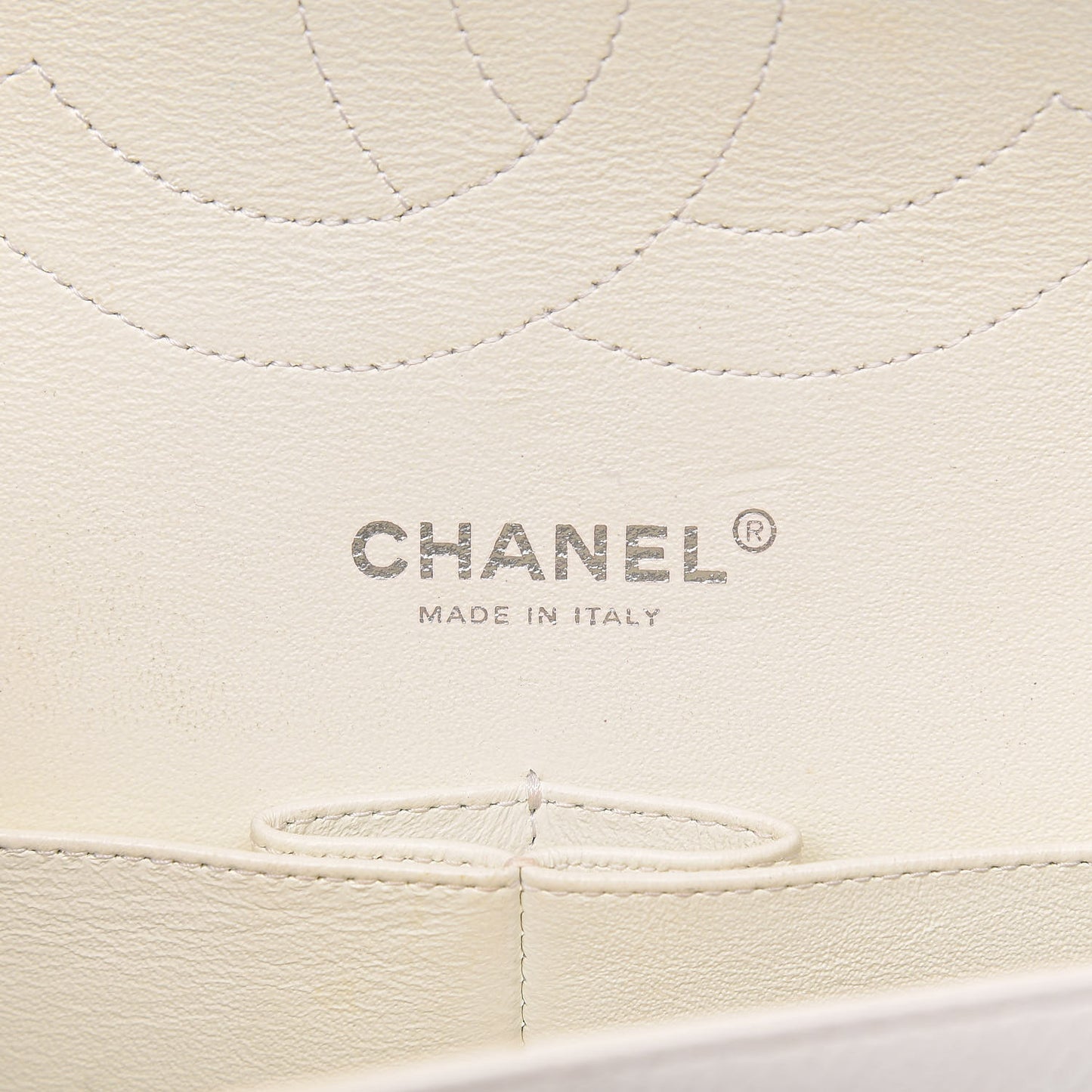 Caviar Quilted Jumbo Double Flap White
