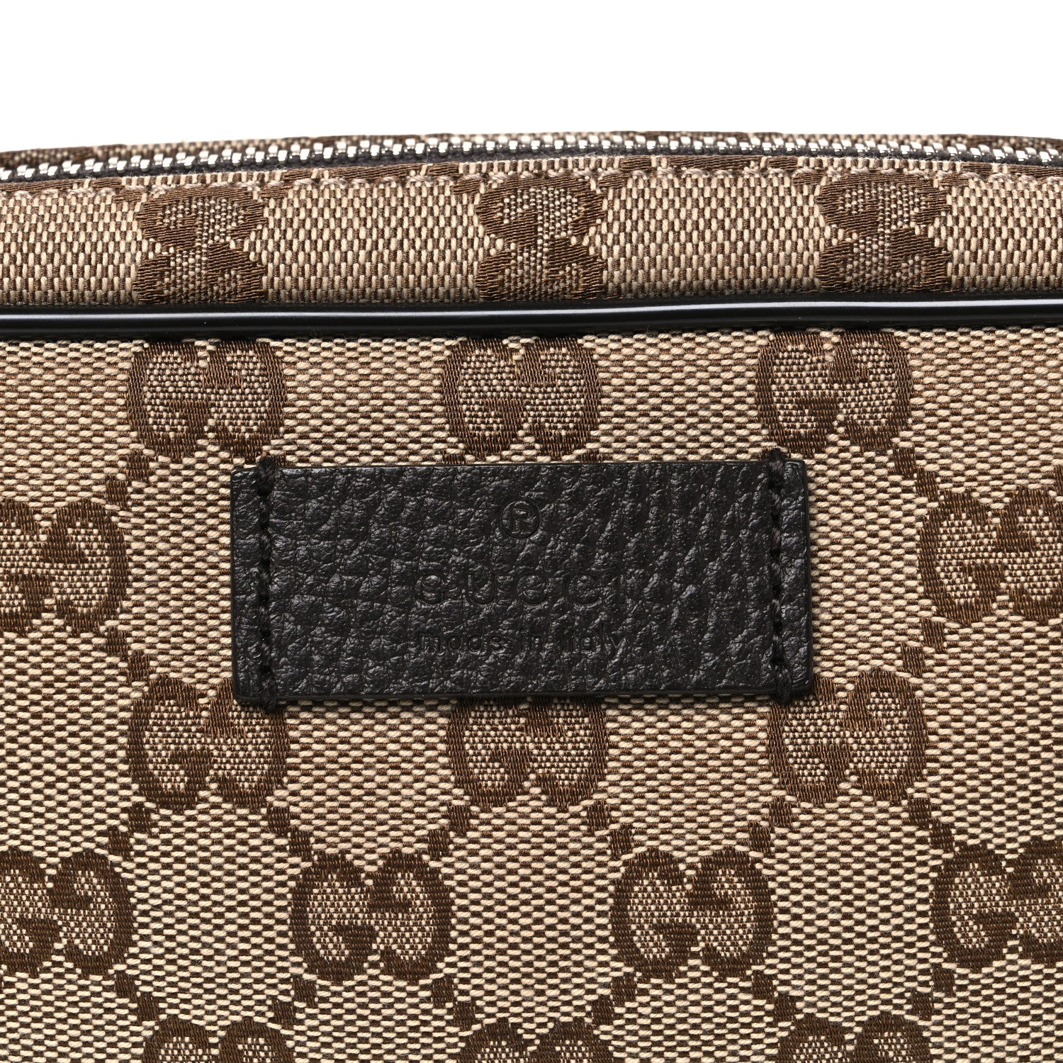 Gucci Monogram Belt Bag Dark Brown 7 of 9