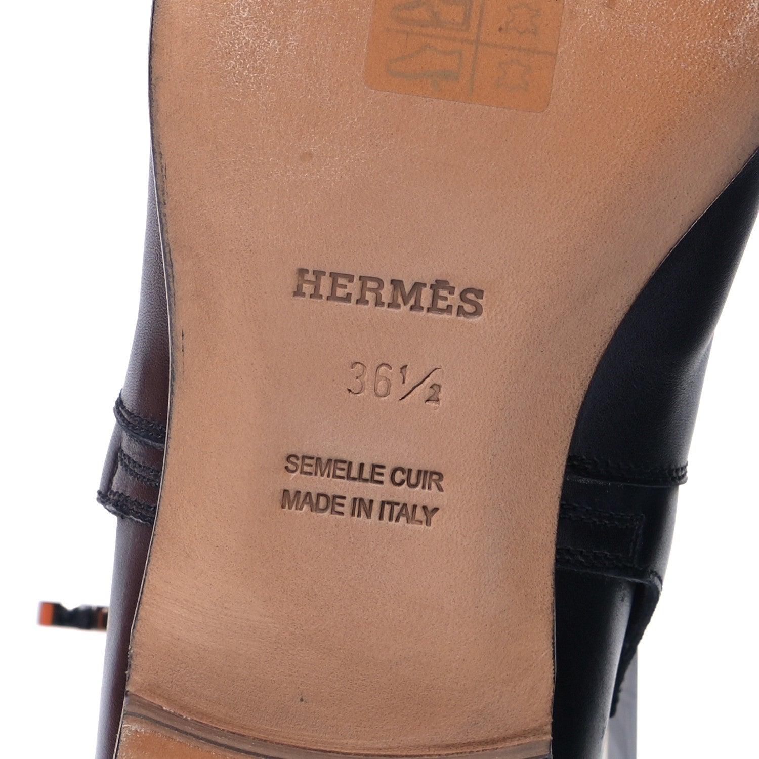 Hermes Calfskin Neo Low Boots 36.5 Black 7 of 7