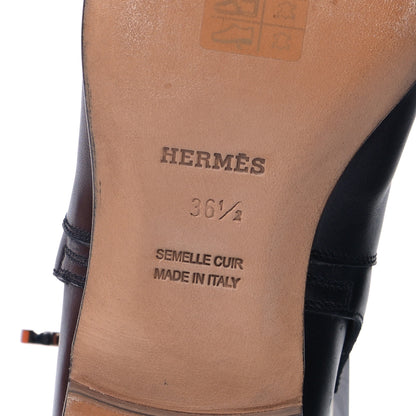 Hermes Calfskin Neo Low Boots 36.5 Black 7 of 7