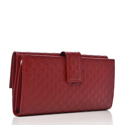 Gucci Microguccissima Continental Flap Wallet Red 3 of 8