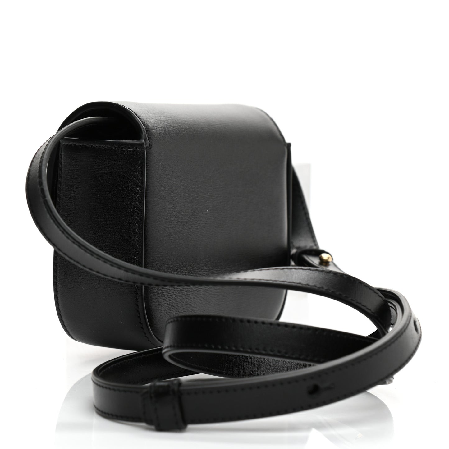 Shiny Calfskin Mini Triomphe Black