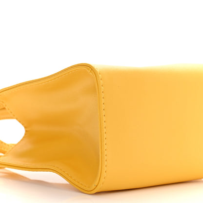 Telfar Vegan Leather Small Shopping Bag Yellow 8 of 9