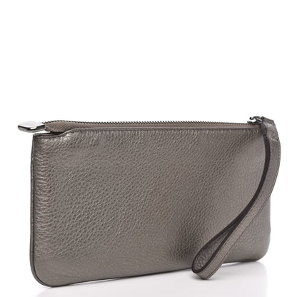 Gucci Metallic Pebbled Calfskin Soho Wristlet Sasso 3 of 11