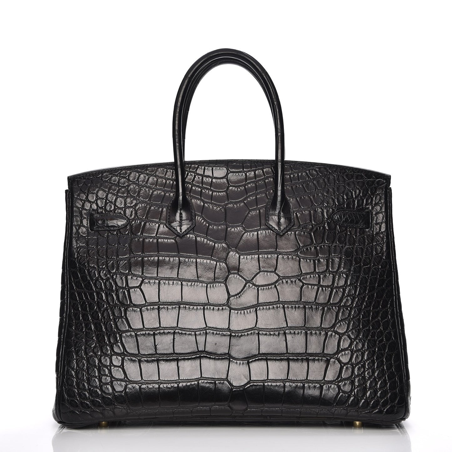 Matte Alligator Birkin 35 Black