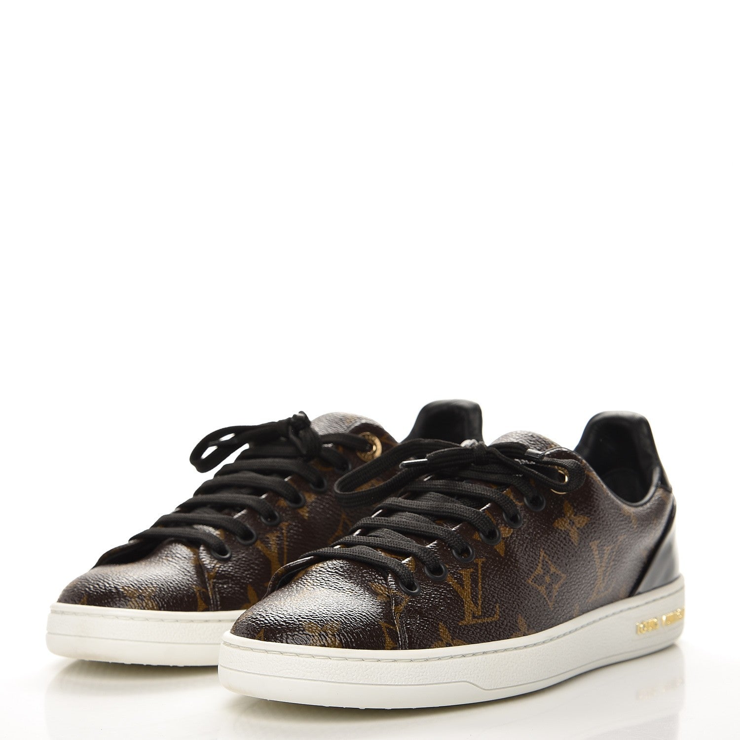 Louis Vuitton Patent Monogram Frontrow Sneakers 36.5 3 of 13