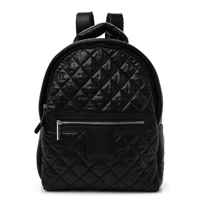 Chanel Nylon Quilted Coco Cocoon Backpack Black 1 of 10