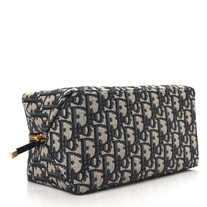 Christian Dior Oblique 30 Montaigne Cosmetic Pouch Blue 4 of 8