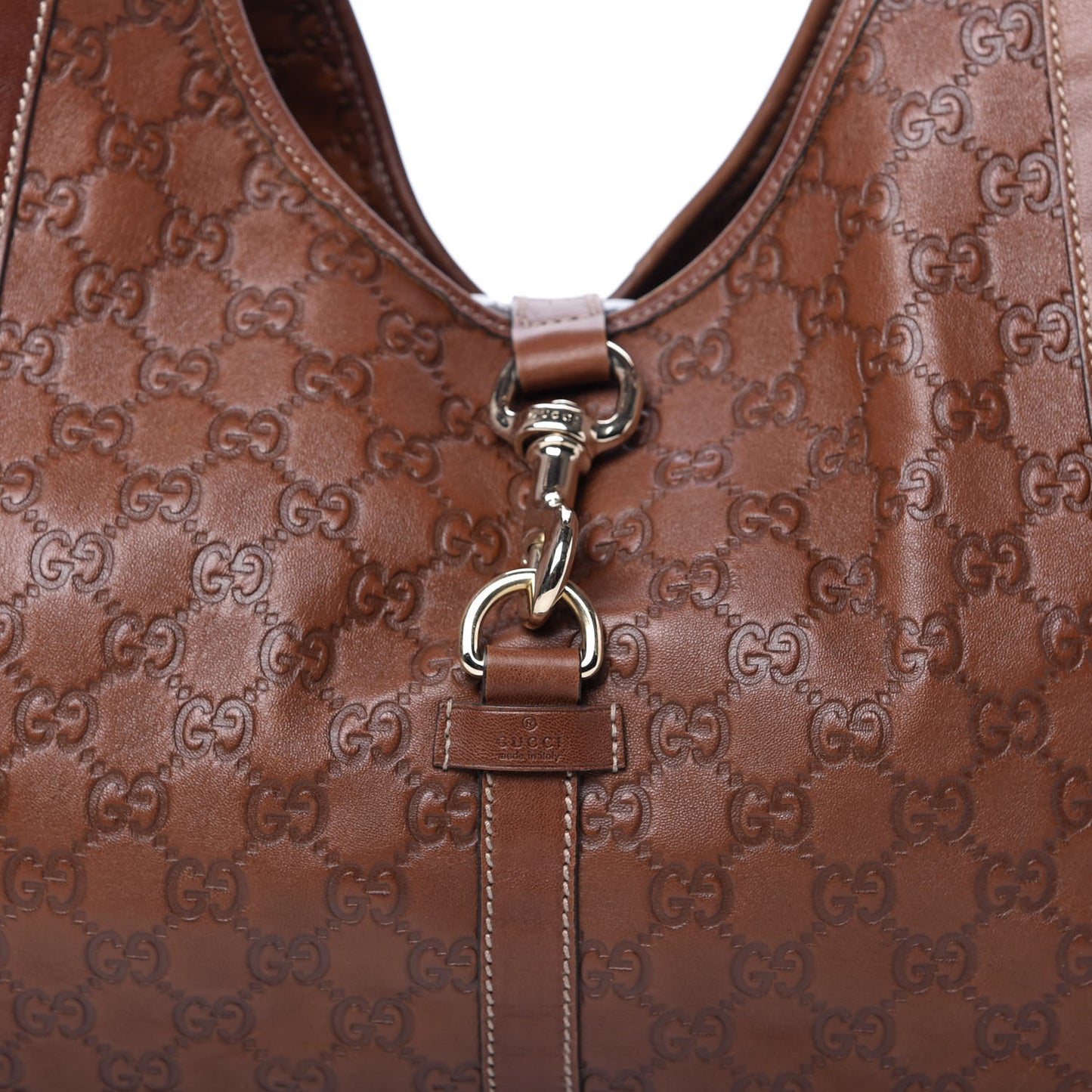 Guccissima Large Joy Shoulder Bag Brown