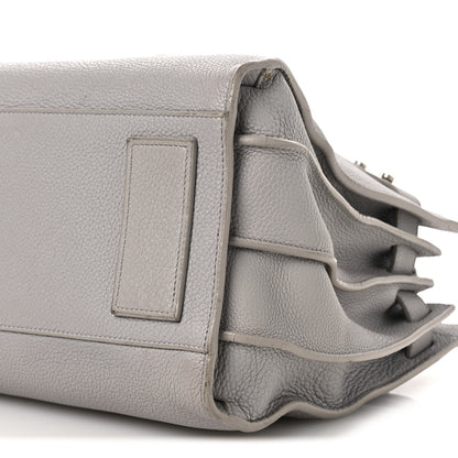 Saint Laurent Grained Calfskin Small Supple Sac De Jour Grey 11 of 19