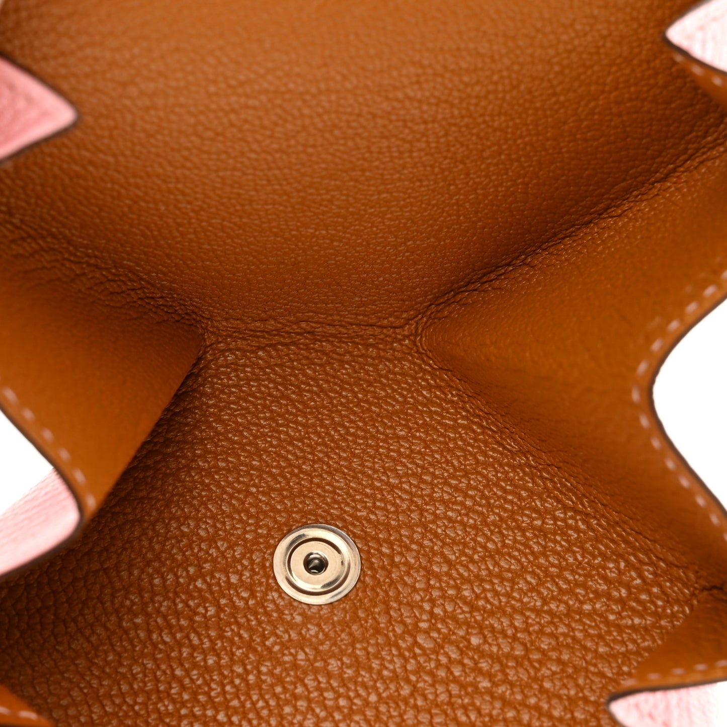 Chevre Mysore Verso Le 24 Coin Purse Rose Sakura Sesame