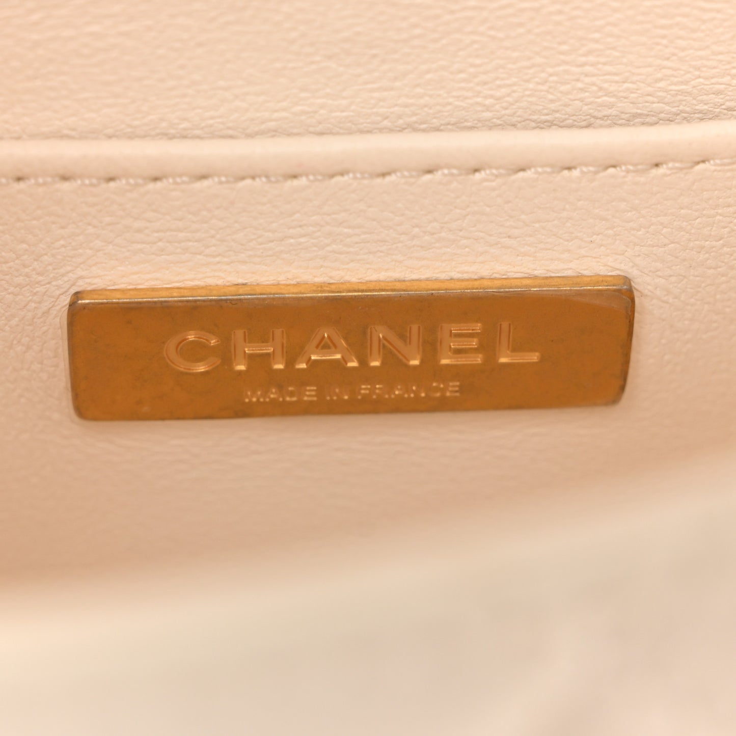 Lambskin Handle Crush Top Handle Flap Bag White