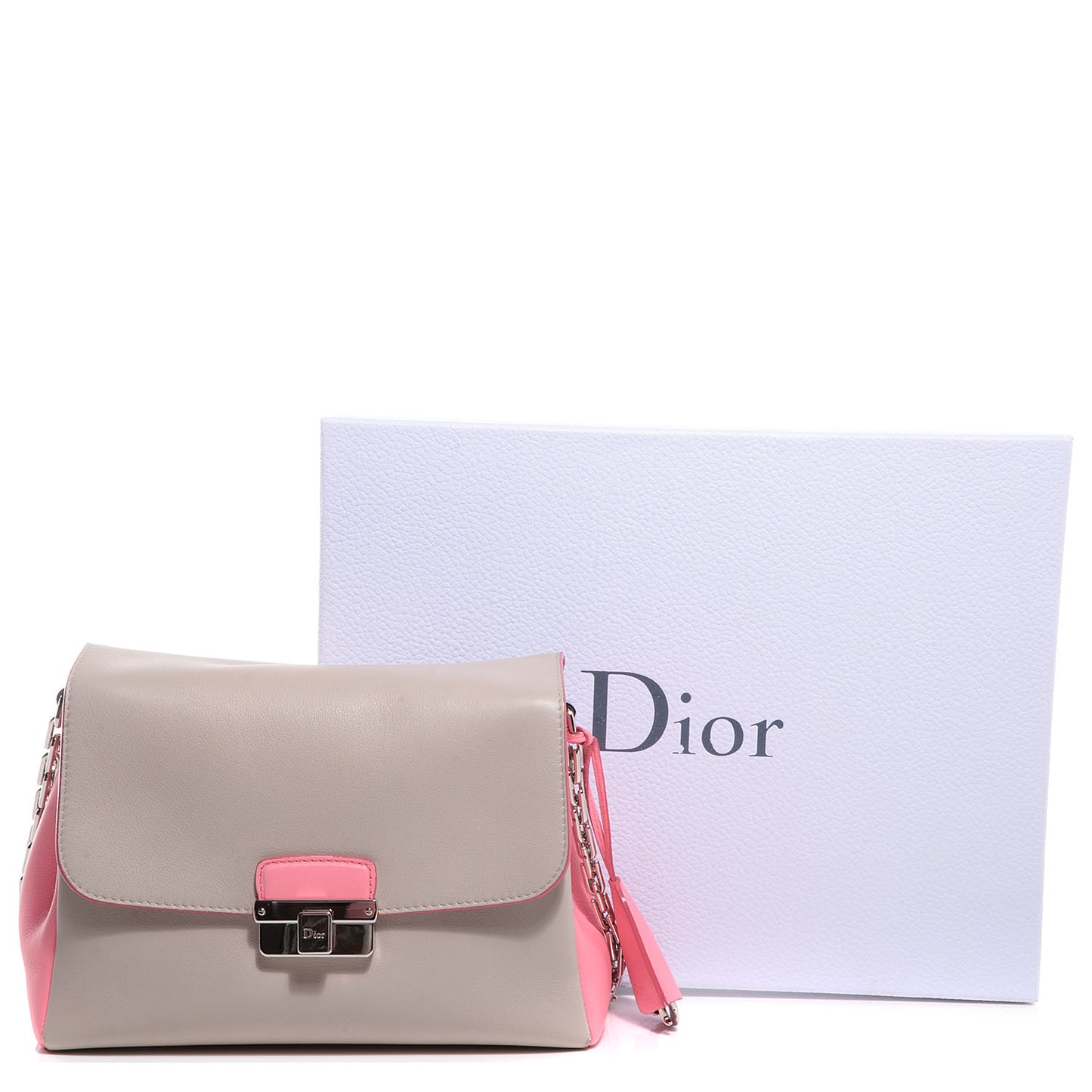 Calfskin Small Diorling Rose Candy