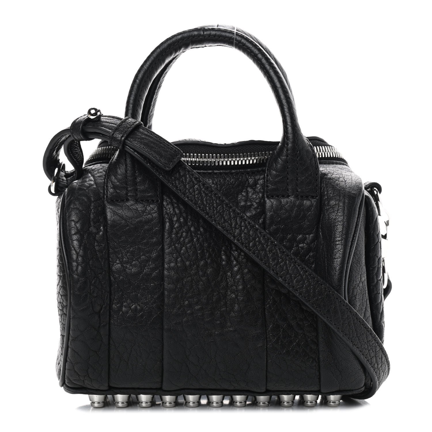 Alexander Wang Pebbled Lambskin Mini Rockie Black Rhodium Hardware 1 of 8