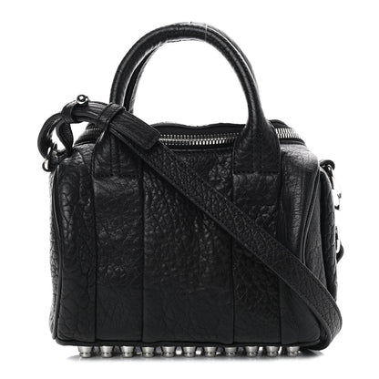 Alexander Wang Pebbled Lambskin Mini Rockie Black Rhodium Hardware 1 of 8