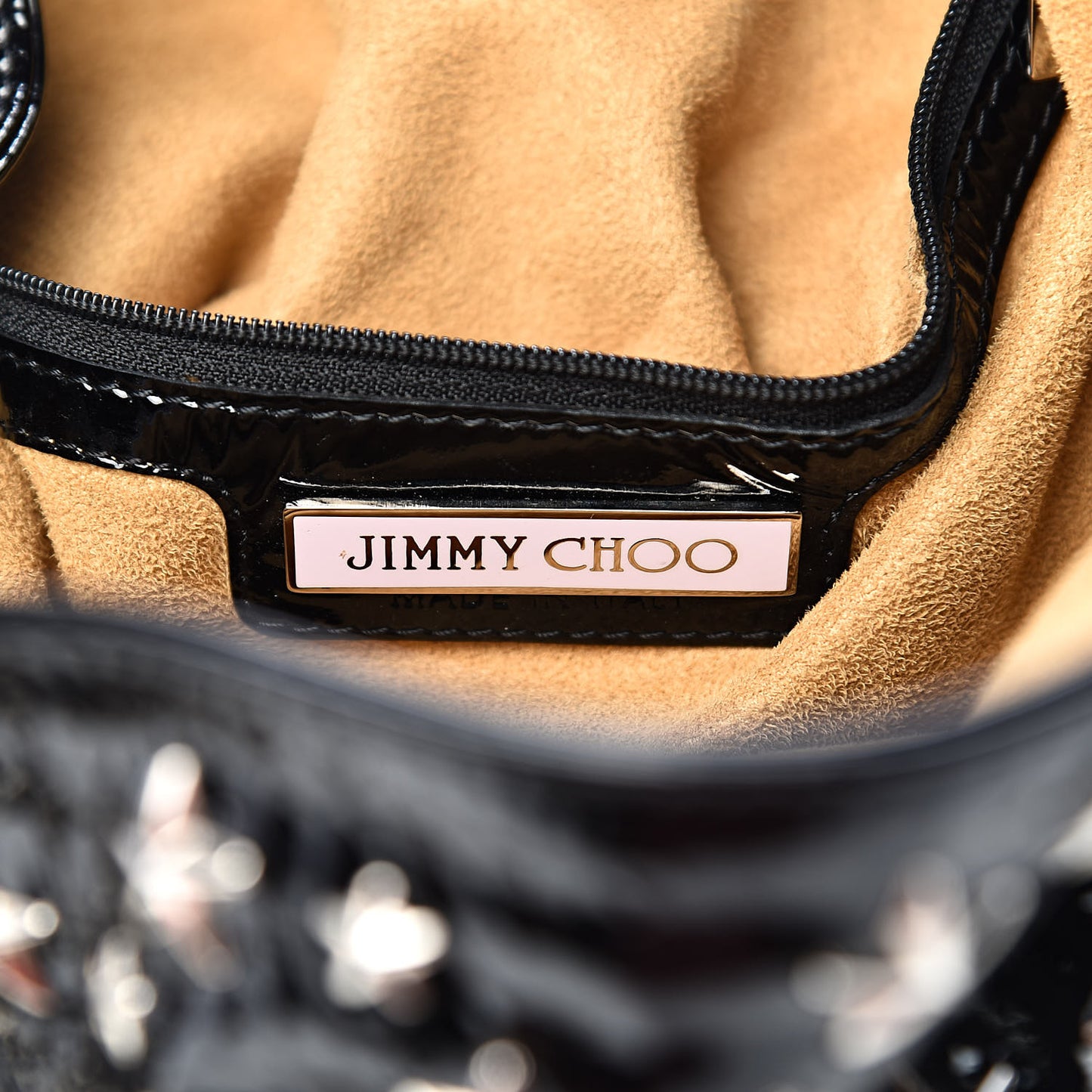 Patent Star Studded Large Sky Hobo Black