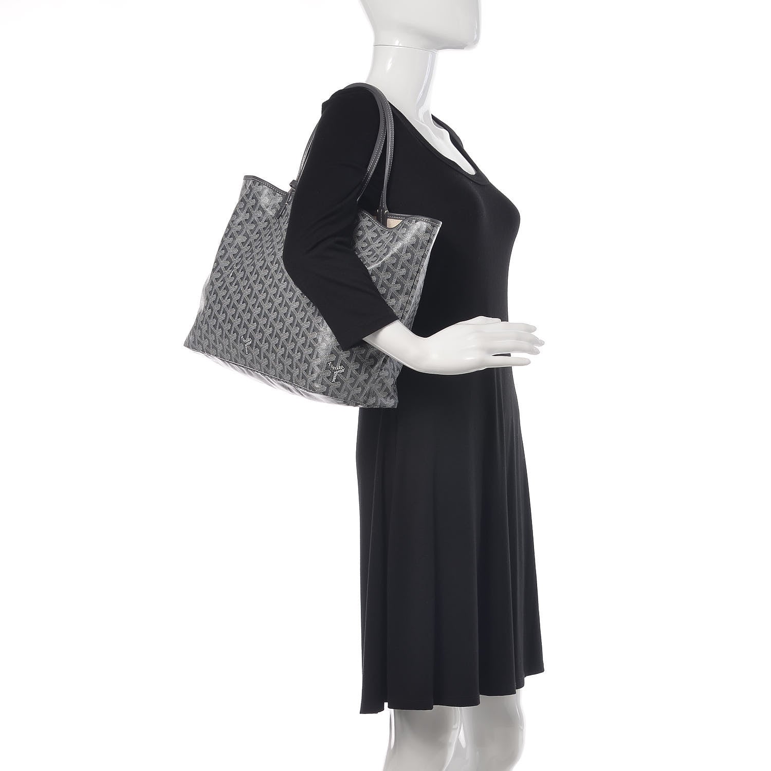Goyard Goyardine Saint Louis PM Grey 2 of 7