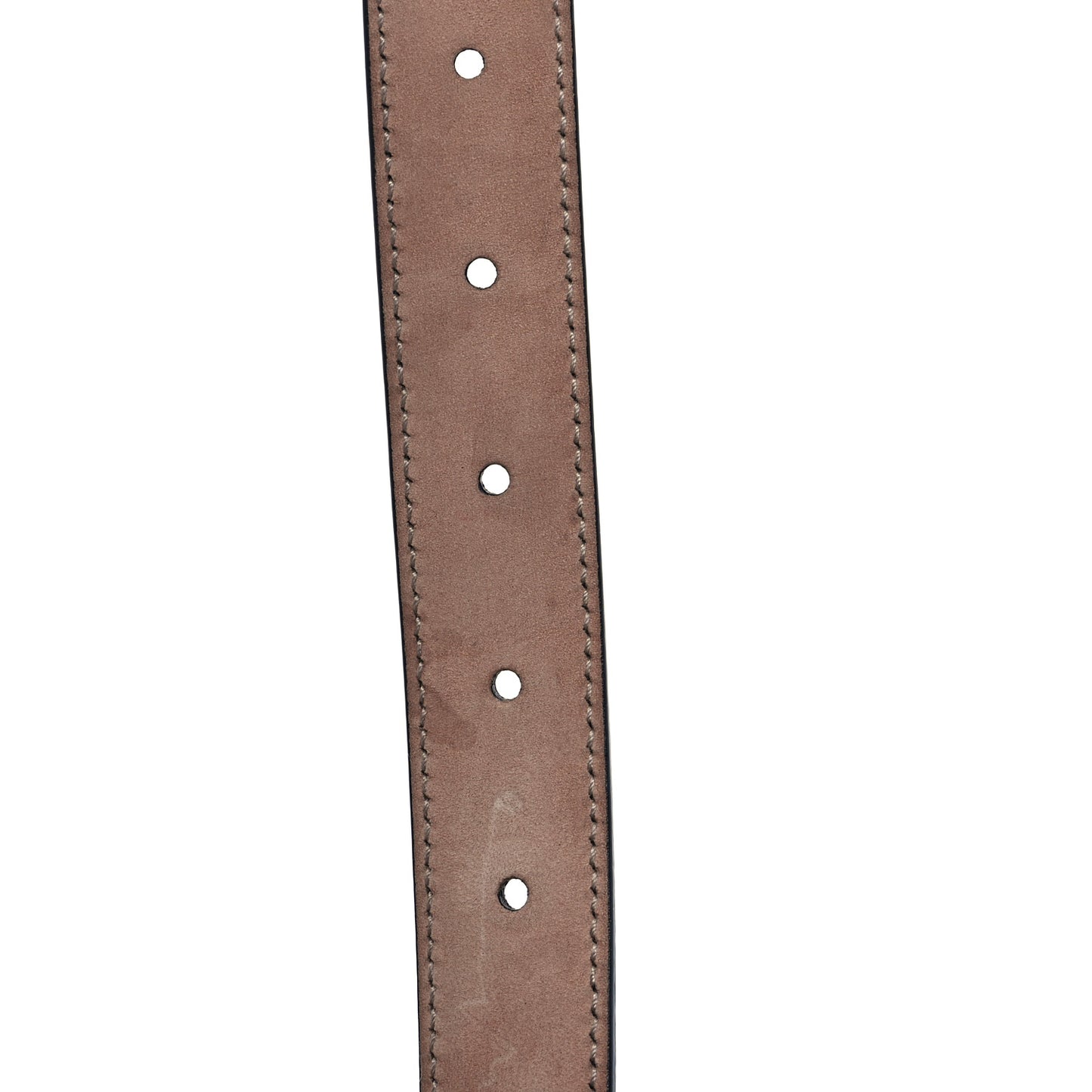 Calfskin Framed Double G Belt 105 42 Black
