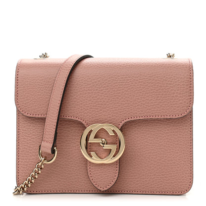 Gucci Dollar Calfskin Small Interlocking G Shoulder Bag Soft Pink 1 of 10