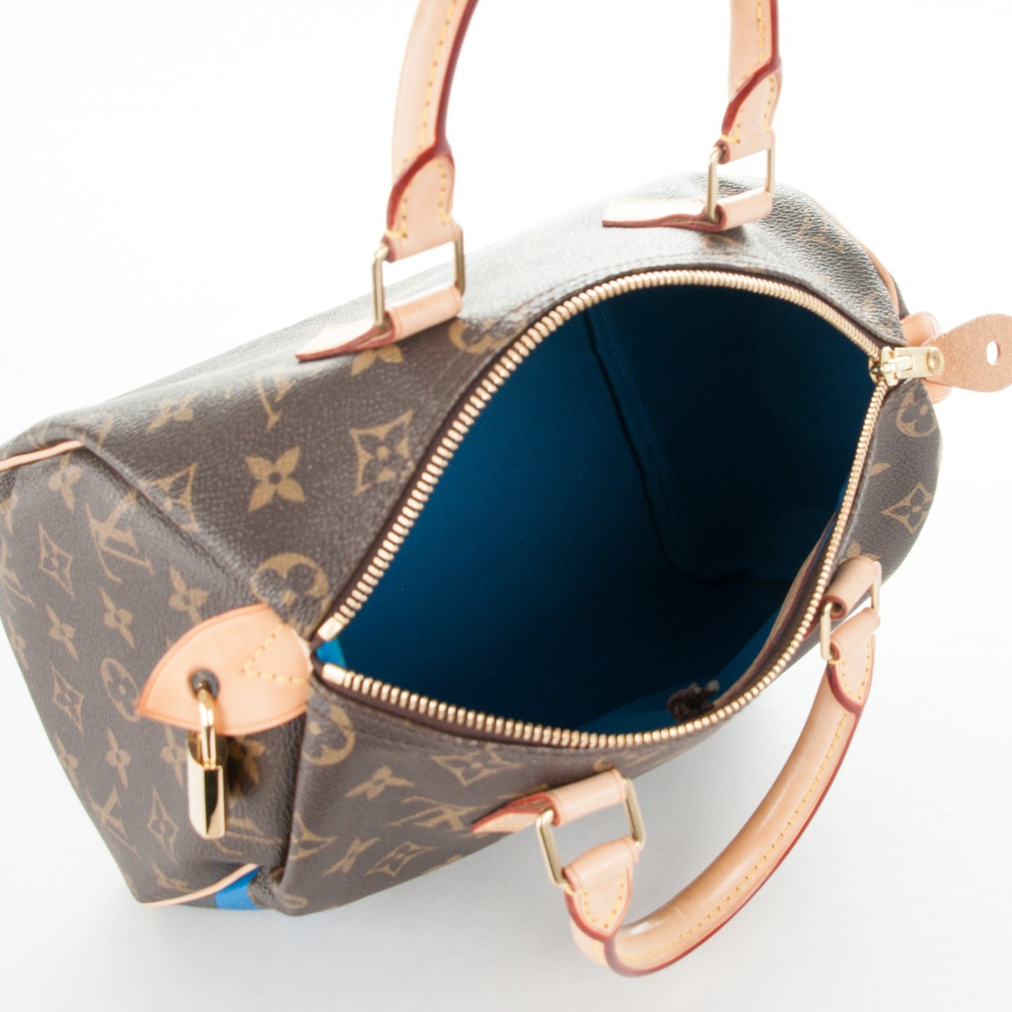 Monogram My LV Heritage Speedy 25 Noir Blue de France