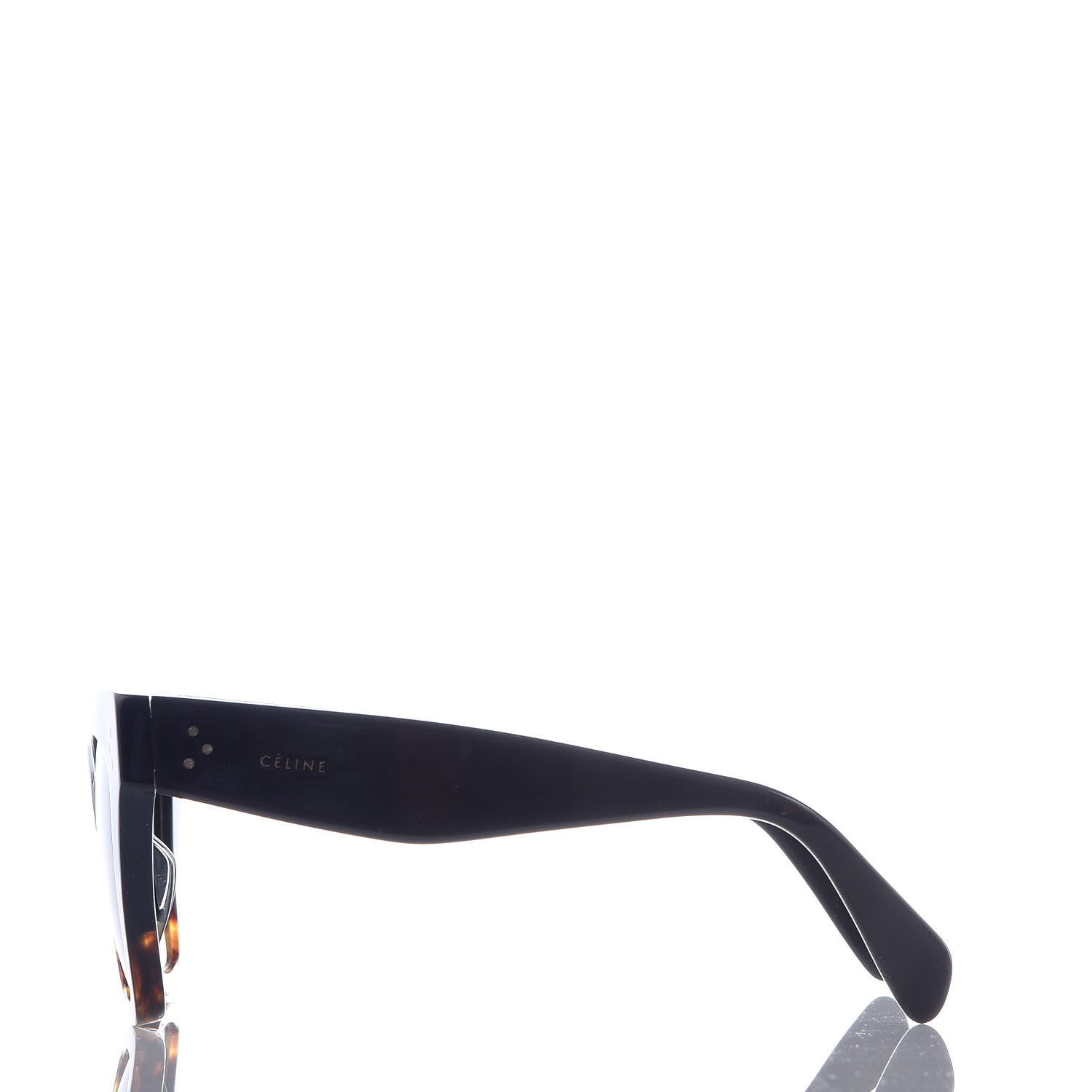 Celine Catherine Sunglasses CL 41098/F/S Black Havana 3 of 7