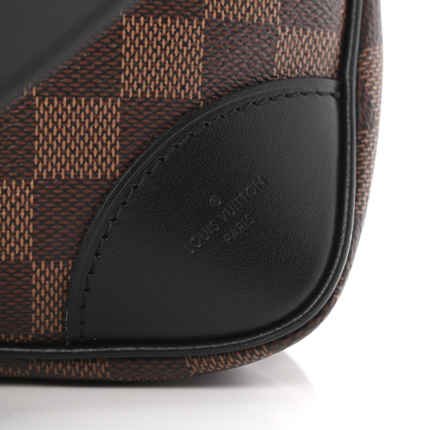 Louis Vuitton Damier Ebene Odeon MM Black 6 of 8