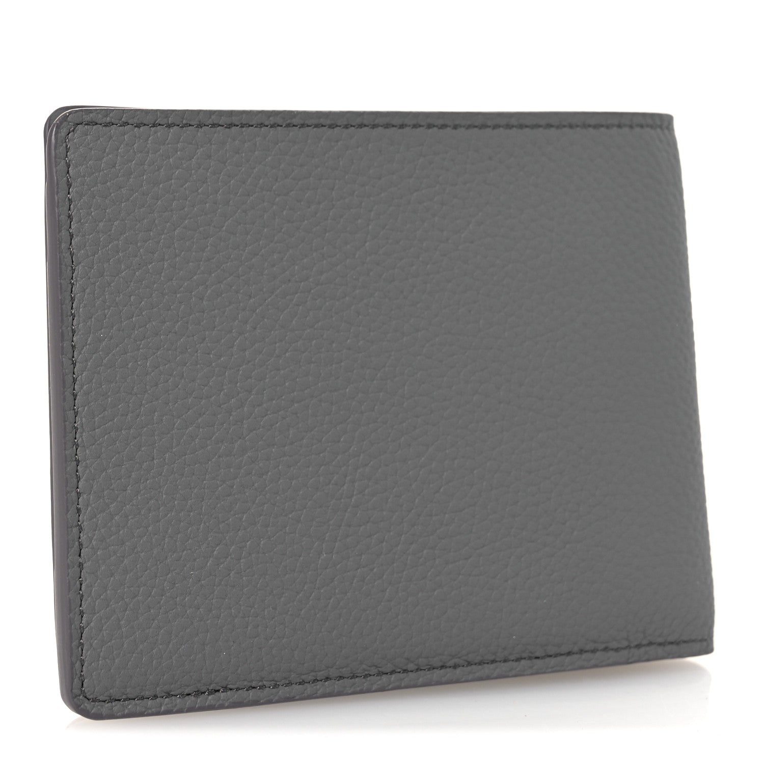Louis Vuitton Grained Calfskin Aerogram Multiple Wallet Gris 3 of 8