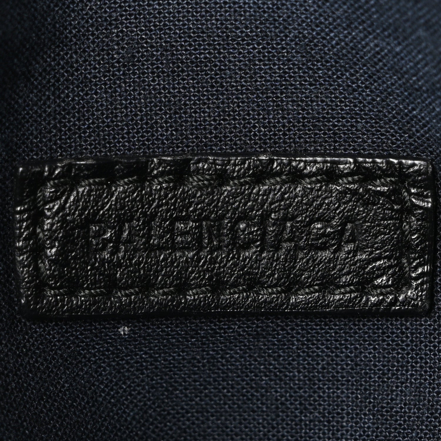 Balenciaga Twill Nylon Allover Logo Explorer Beltpack Black White