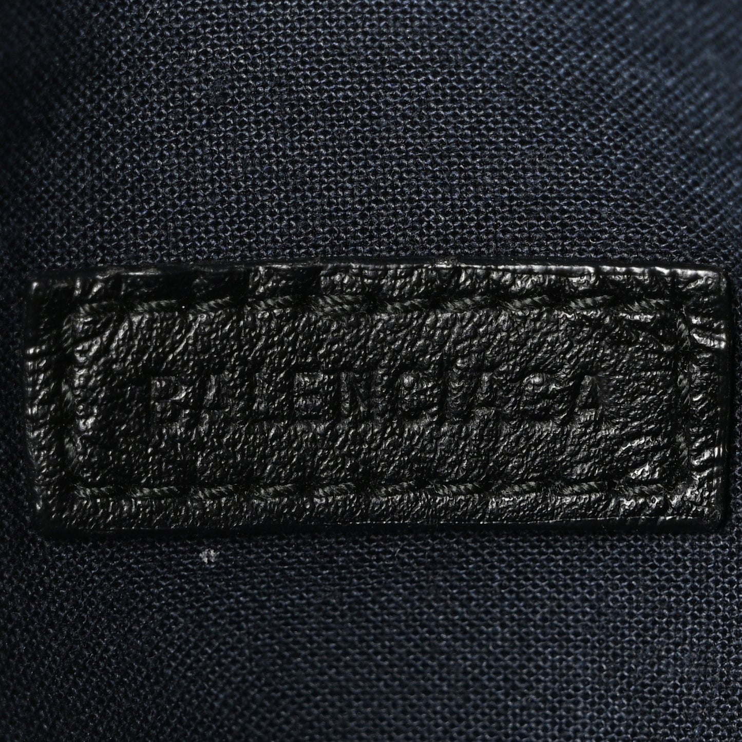 Twill Nylon Allover Logo Explorer Beltpack Black White