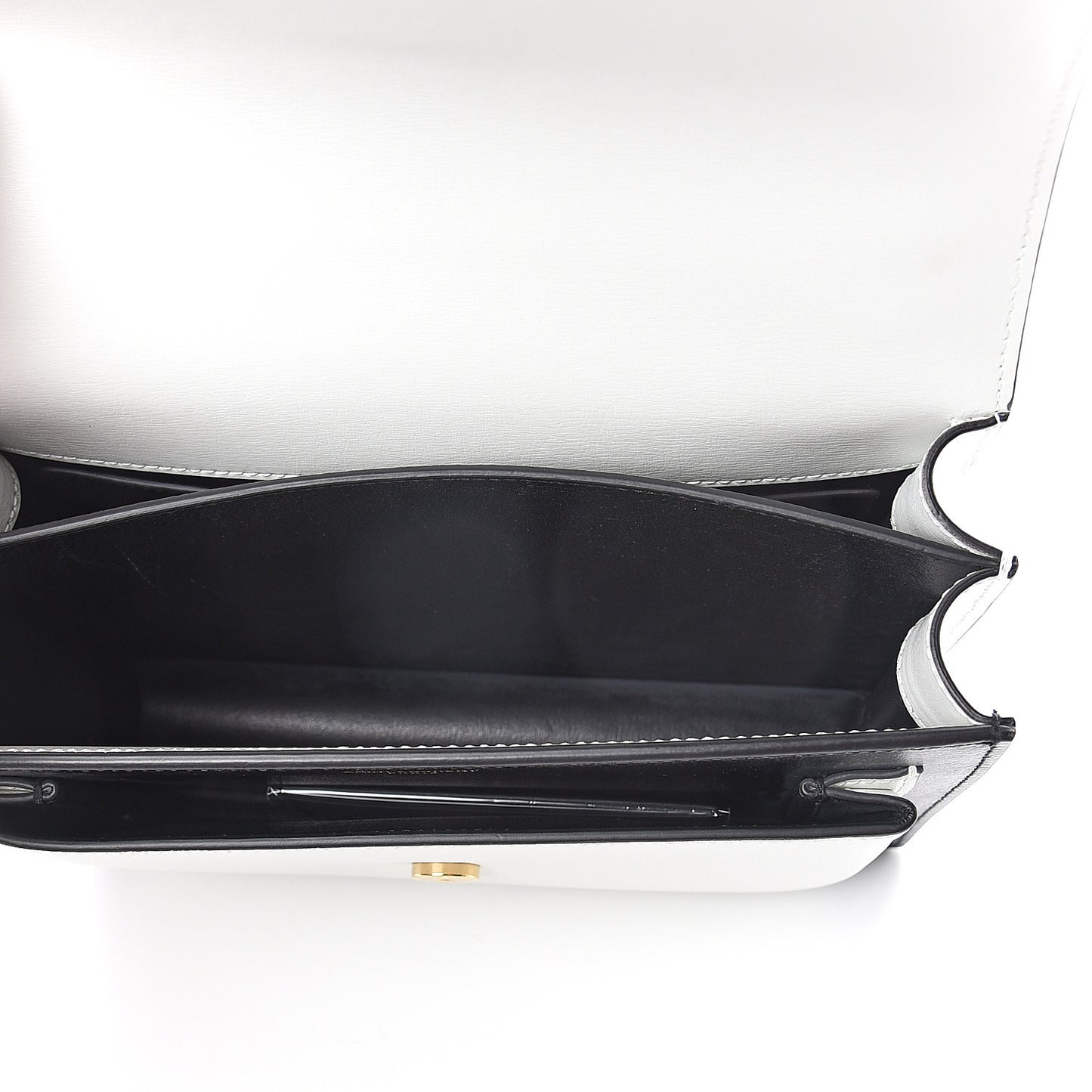 Calfskin Bi-Color Medium Monogram Sunset Black Pearl White
