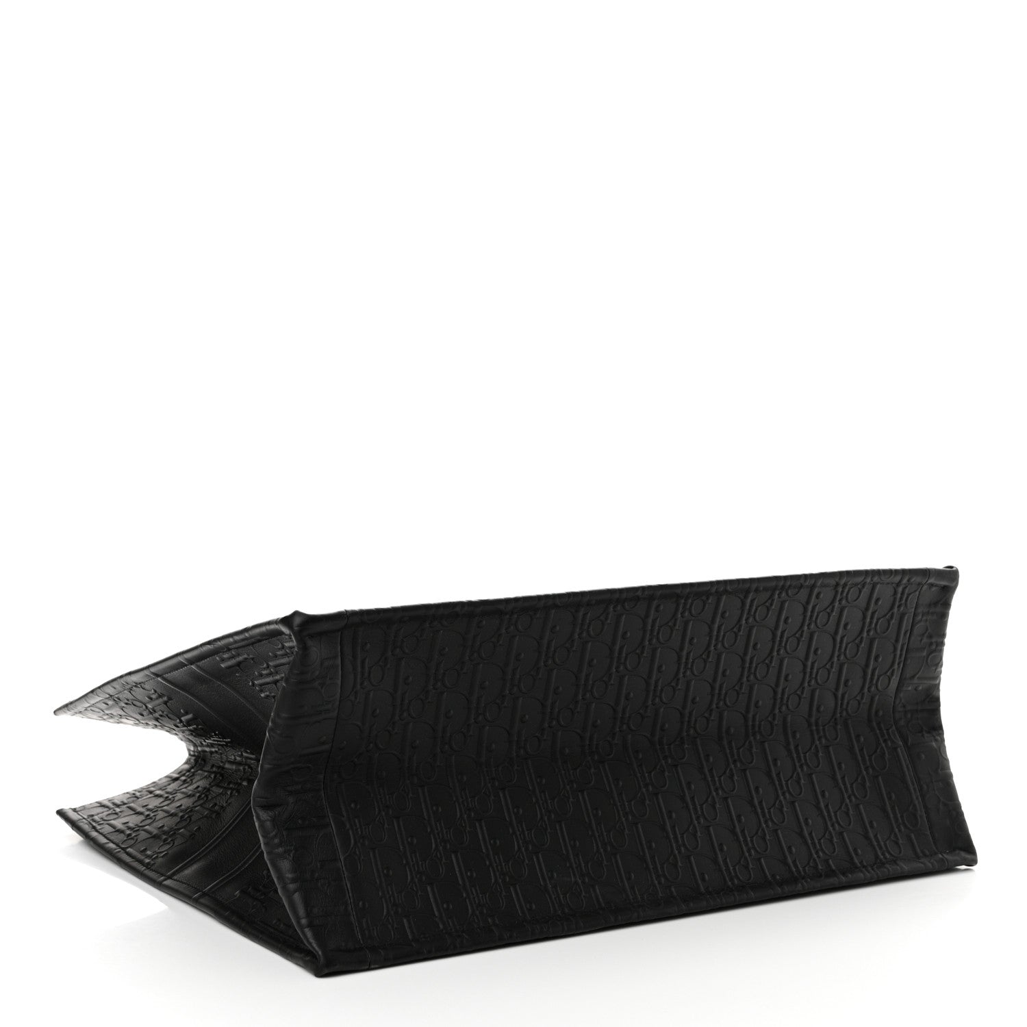 Christian Dior Oblique Calfskin Embossed Large Book Tote Black 4 of 16