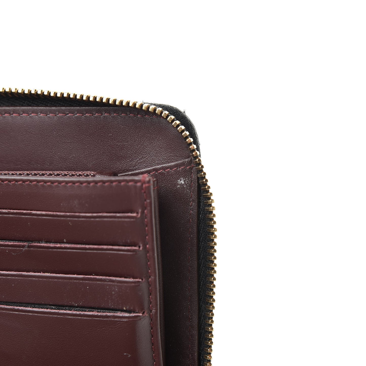 Caviar Quilted Large Zip Around Organizer Wallet Black