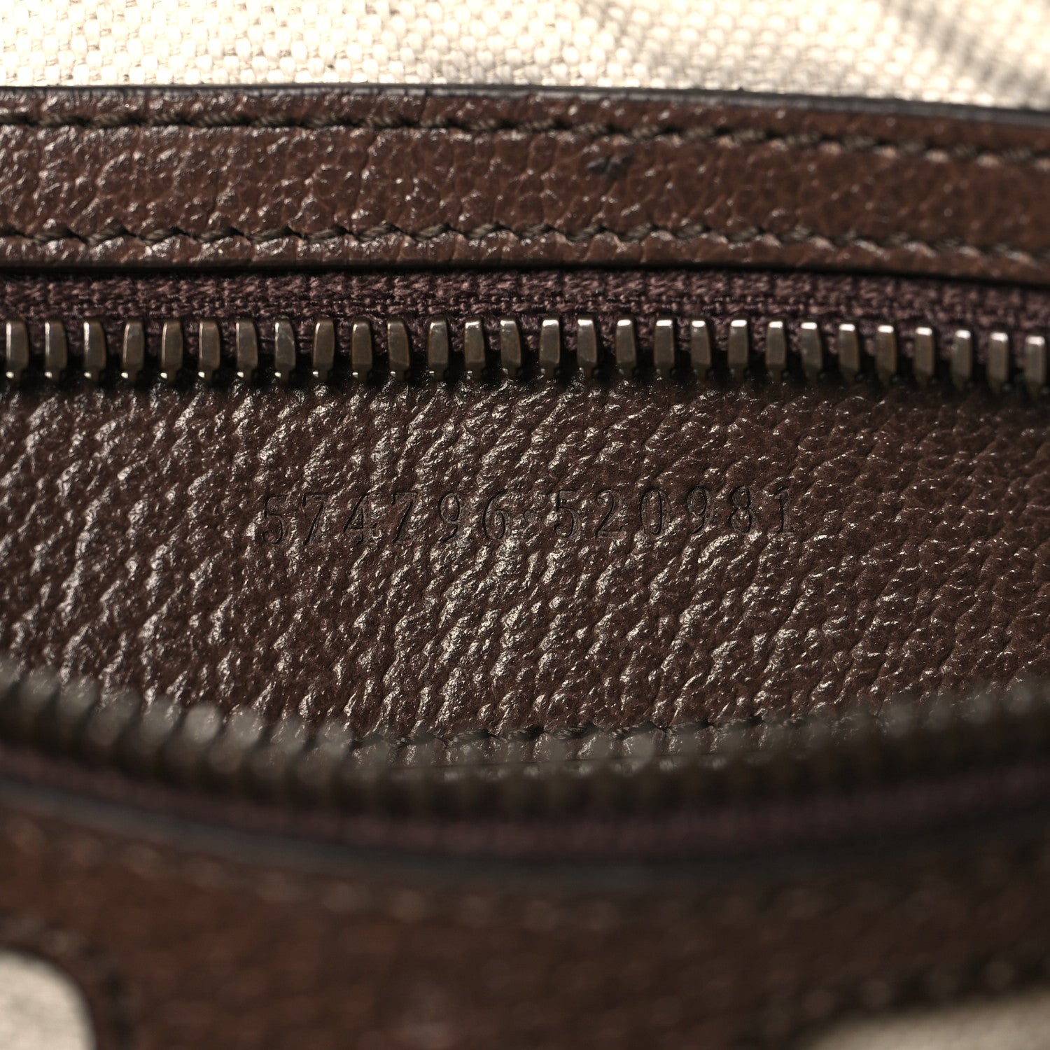 Gucci Soft GG Supreme Monogram Medium Ophidia Belt Bag Dark Brown 7 of 10