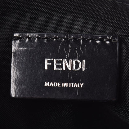 Fendi Nylon Vitello Century Opaco Mini Bug Eyes Flat Messenger Black 8 of 9