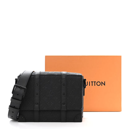 Louis Vuitton Taurillon Monogram Trunk Messenger Black 11 of 11