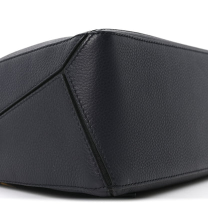 Loewe Calfskin Small Puzzle Bag Midnight Blue Black 8 of 9