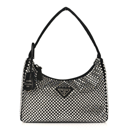 Prada Satin Crystal Mini Re-Edition 2000 Bag Cristal 1 of 9