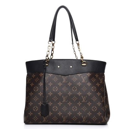 Louis Vuitton Monogram Pallas Shopper Black 1 of 7