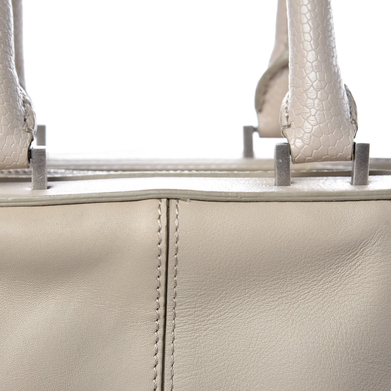Alexander Wang Pebbled Calfskin Large Emile Beige 12 of 13