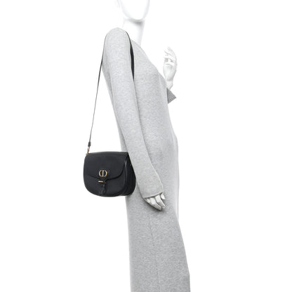 Christian Dior Grained Calfskin Medium Bobby Flap Black 2 of 11