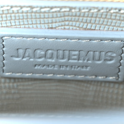 Jacquemus Calfskin Lizard Embossed Le Grand Bambino Light Blue 6 of 10